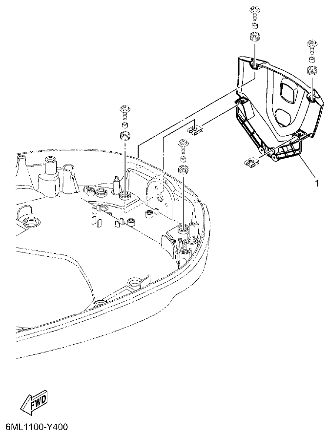 Yamaha F350BST, FL350BST OPTIONAL PARTS 2 parts diagram